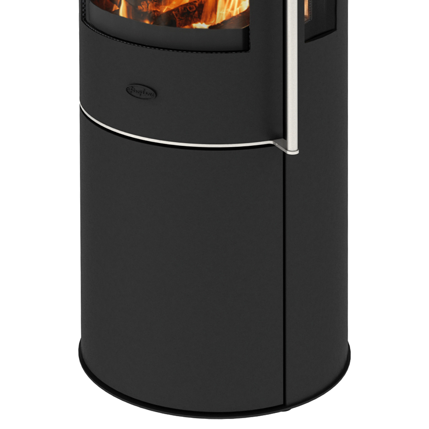 Fireplace Elite Magnolia Kaminofen Stahl Schwarz mit Abdeckplatte Glas