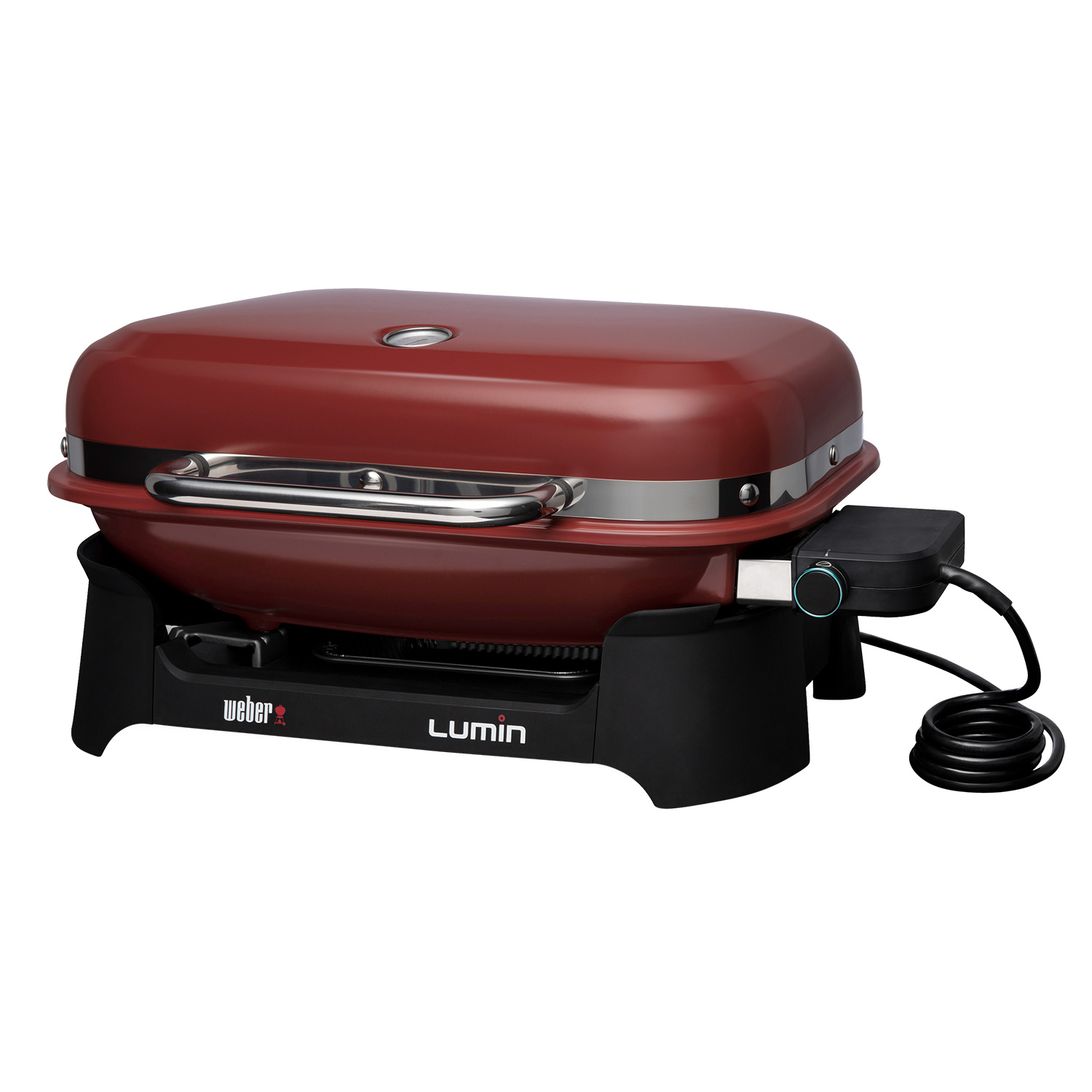 Weber Lumin Elektro-Tischgrill Rot