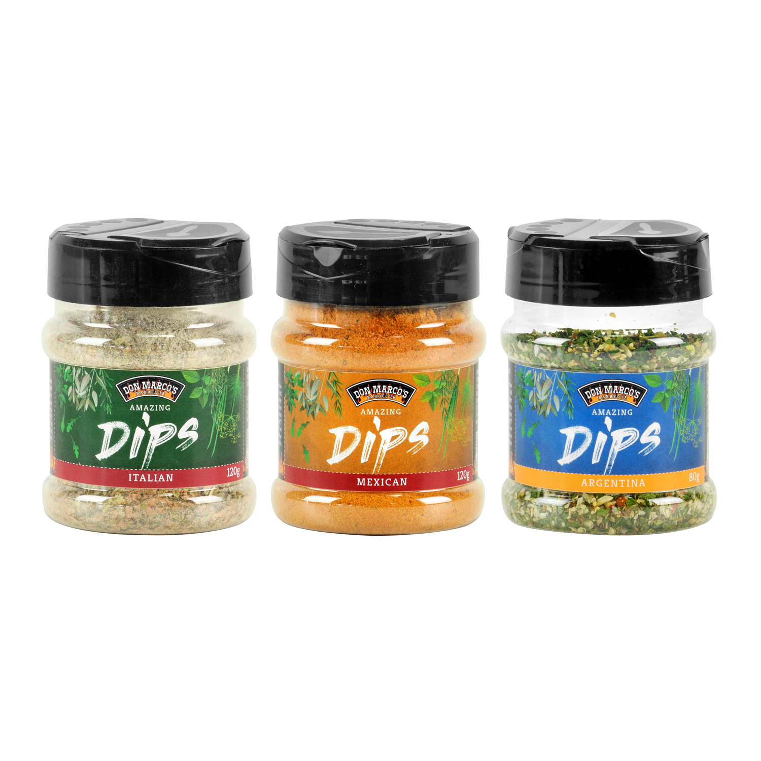 Don Marco's Dip 3er-Set: Italian, Mexican & Argentina