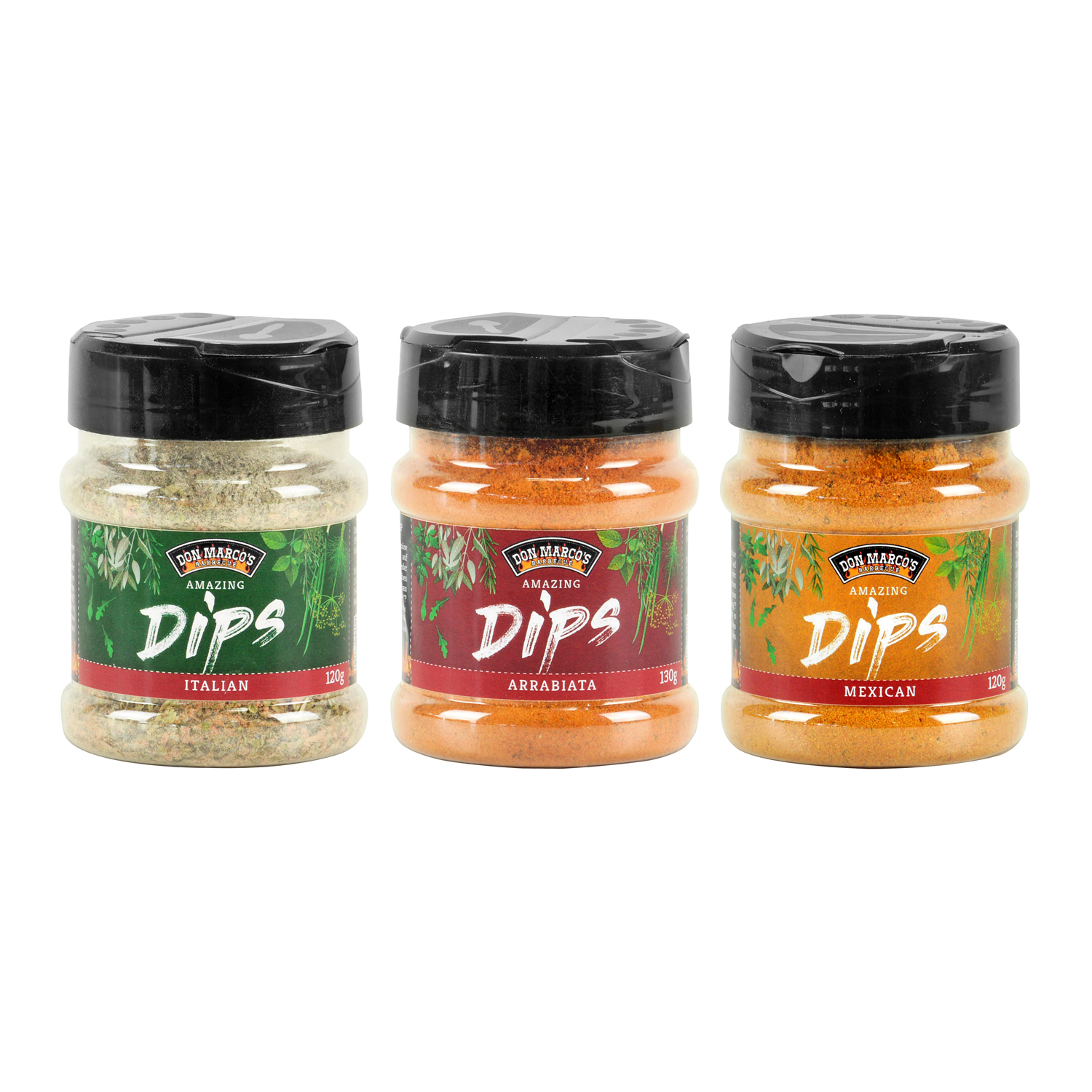 Don Marco's Dip 3er-Set: Italian, Arrabiata & Mexican