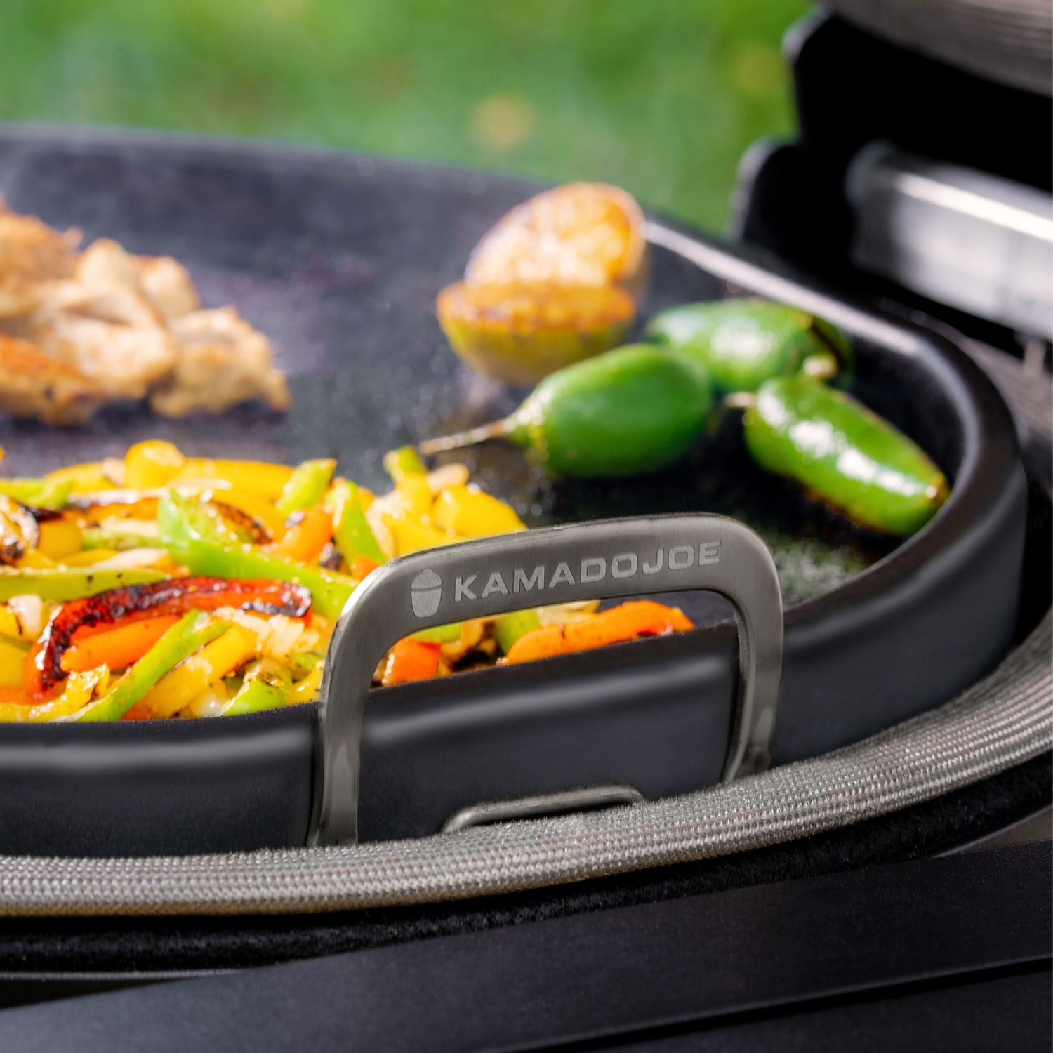 Kamado Joe Karbon Steel Grillplatte für Big Joe