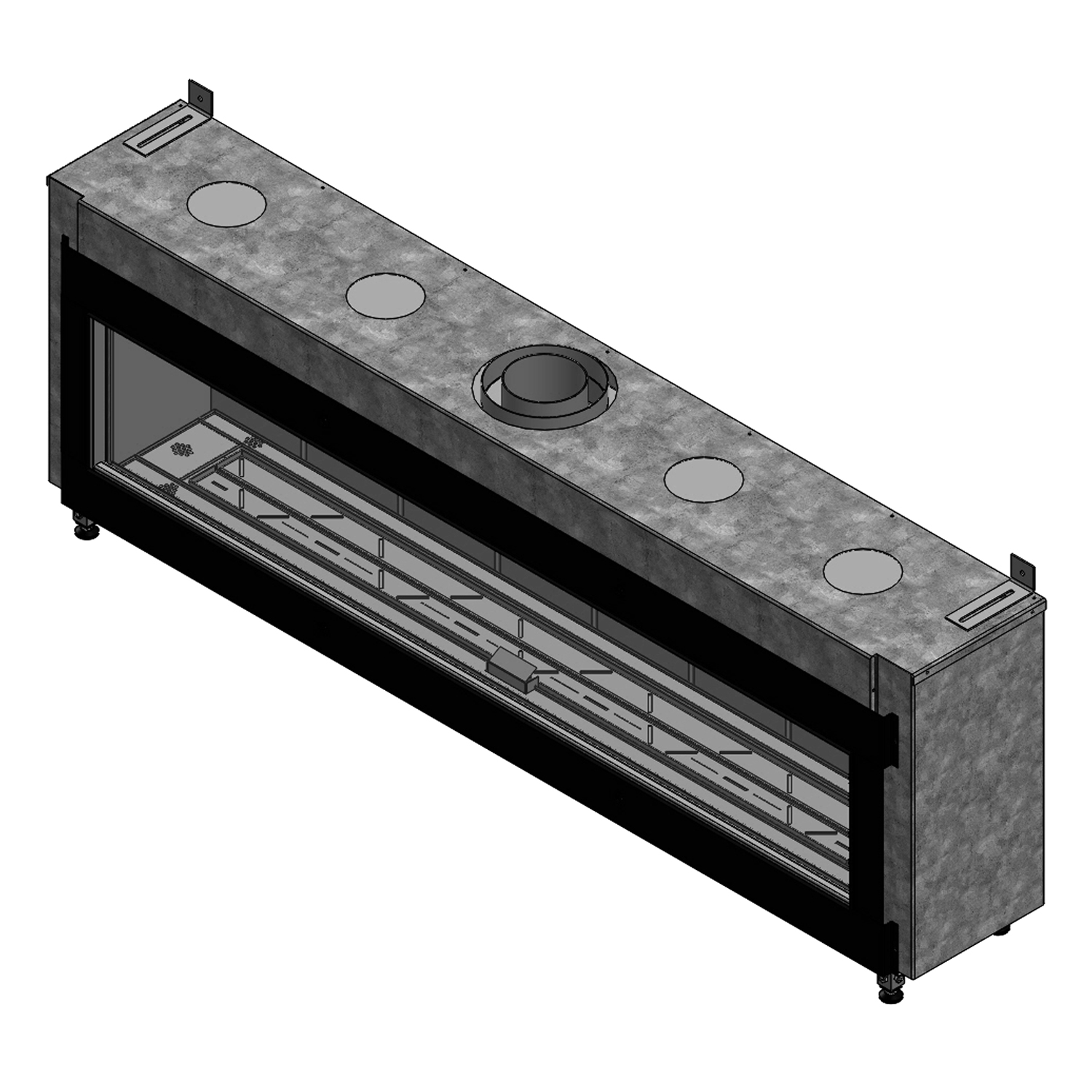 Trimline Fires Trimline 170 Front Gas Kamineinsatz G30/G31