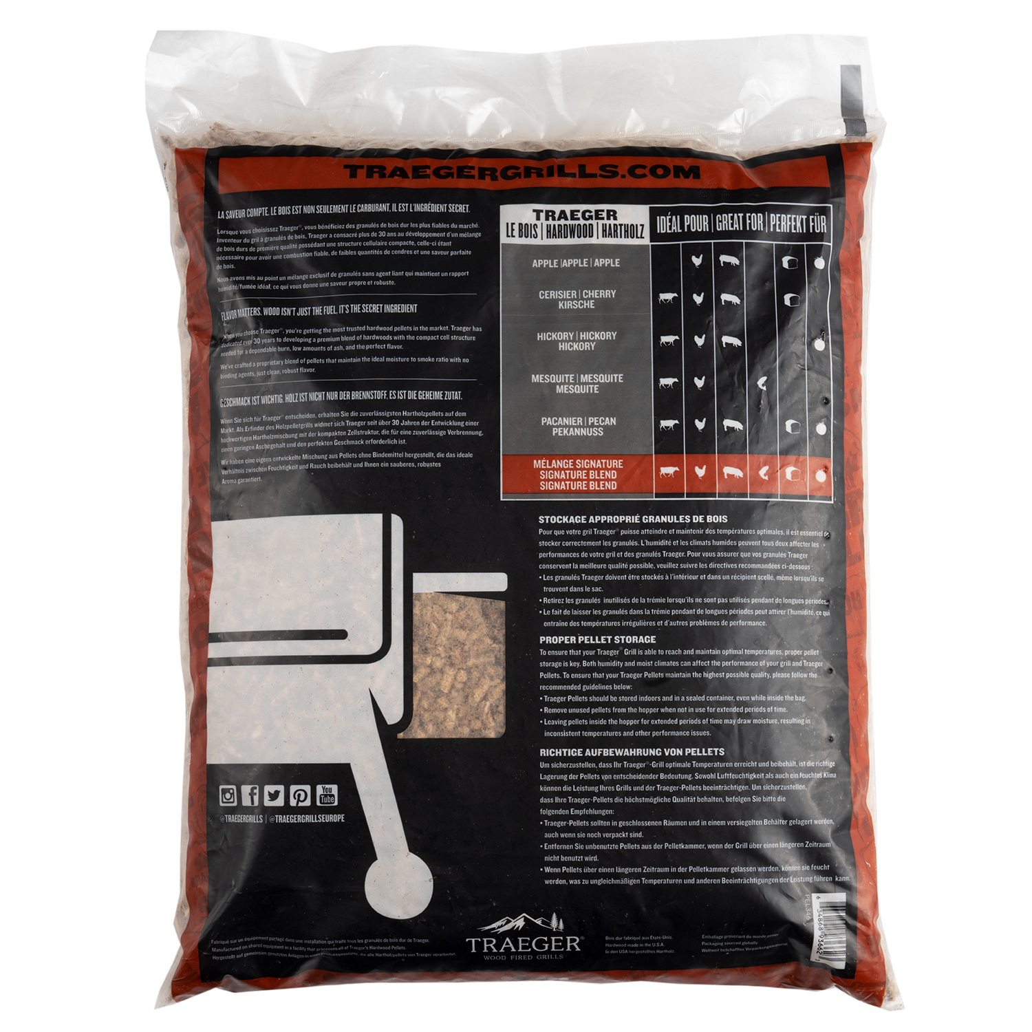 Traeger Hartholzpellets Signature Blend 9 kg