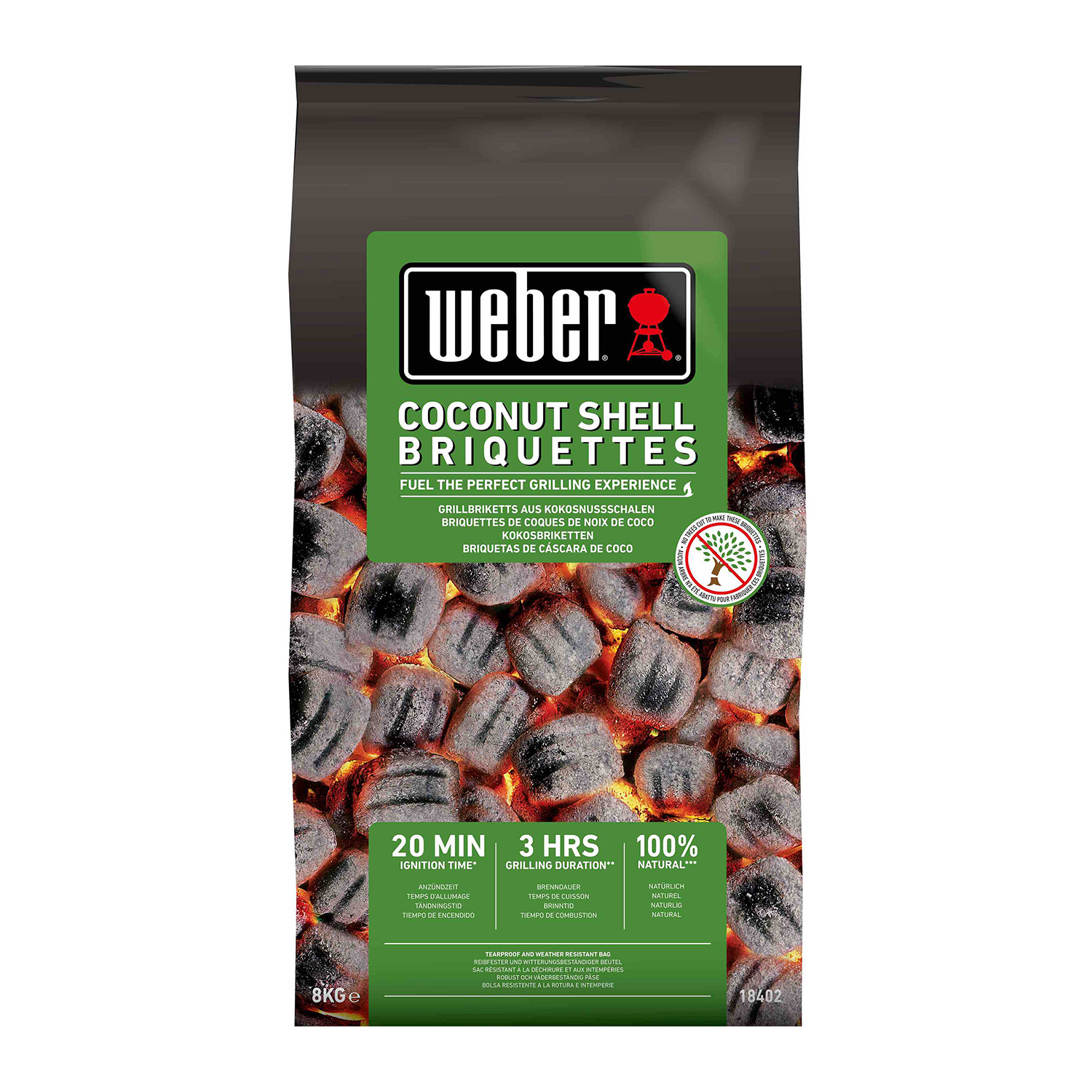 Weber Kokosnussbriketts 8 kg