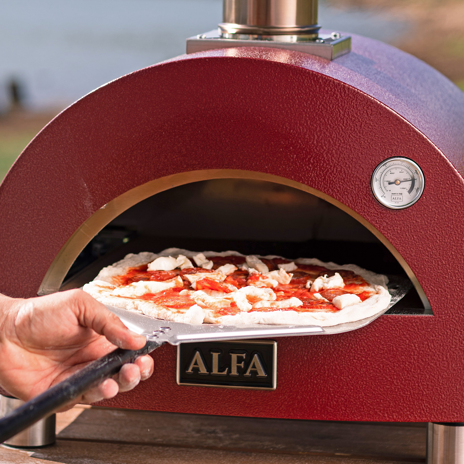 Alfa Moderno Portable Gas-Pizzaofen Antikrot