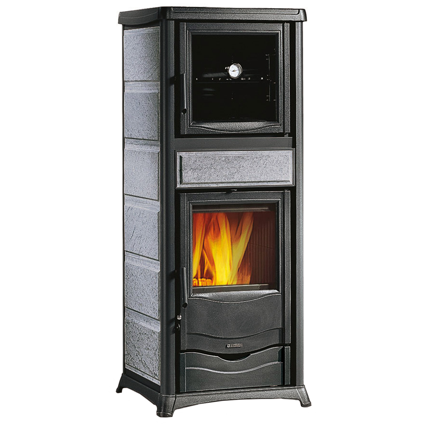 La Nordica Termorossella Plus Forno DSA 4.0 Wasserführender Kaminofen Speckstein