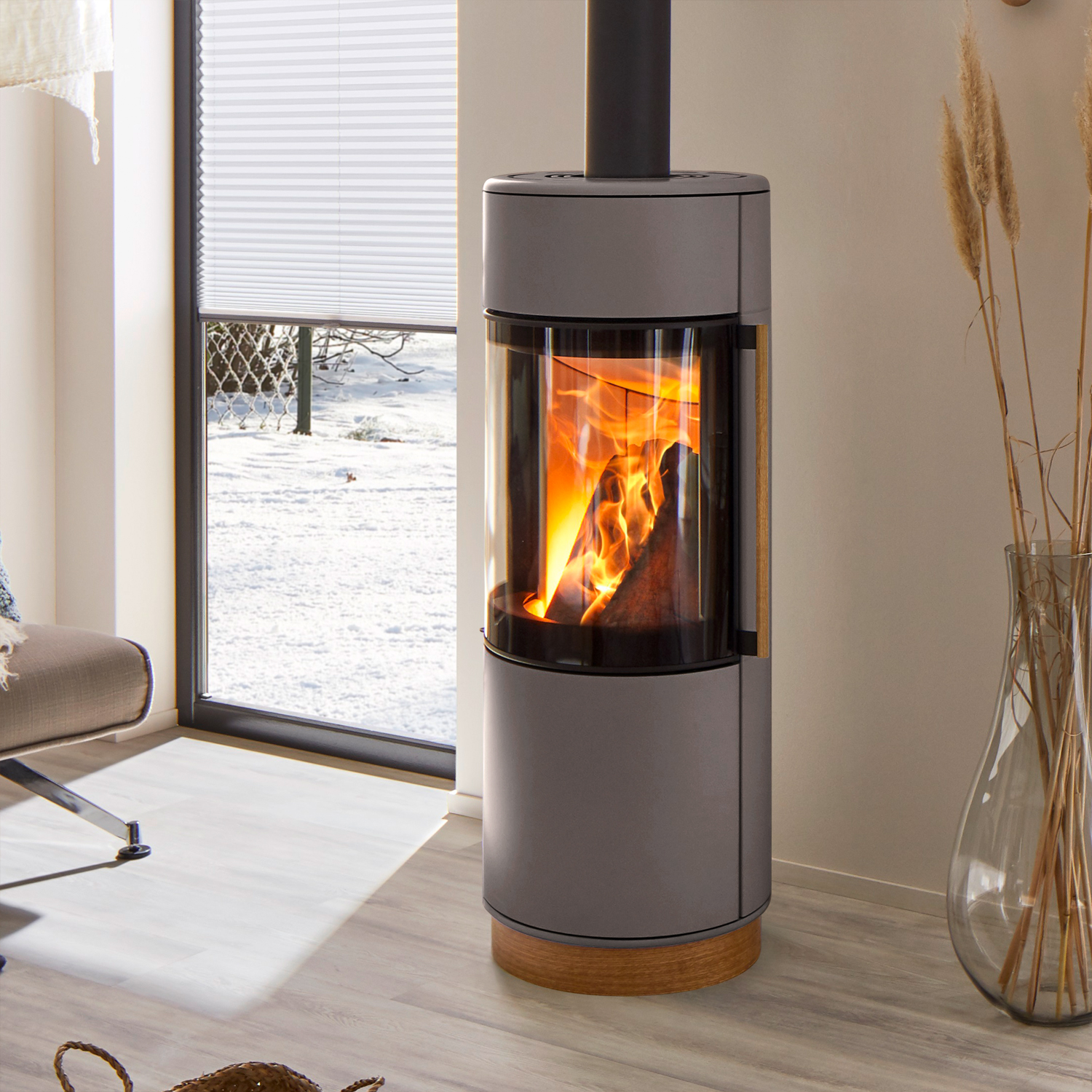 Spartherm Passo XS style RLU Kaminofen Titan