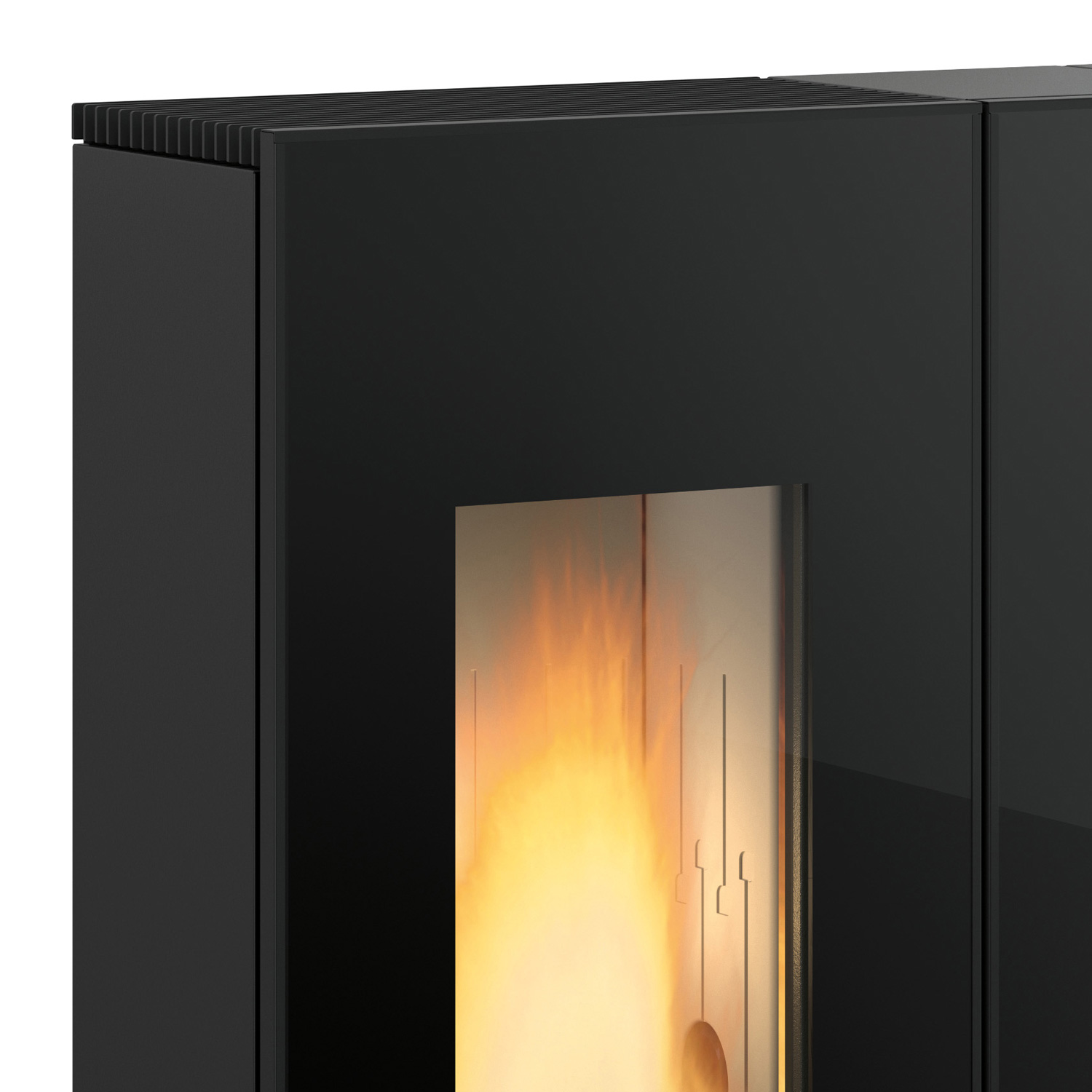 Extraflame Evolution Line Sharon Plus Pelletofen Glas Crystal Schwarz