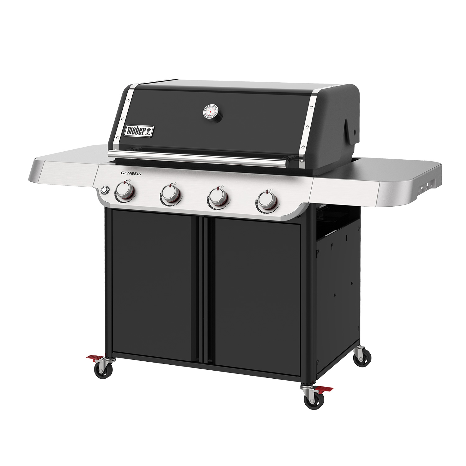 Weber Genesis E-415 Gas-Grillstation Schwarz