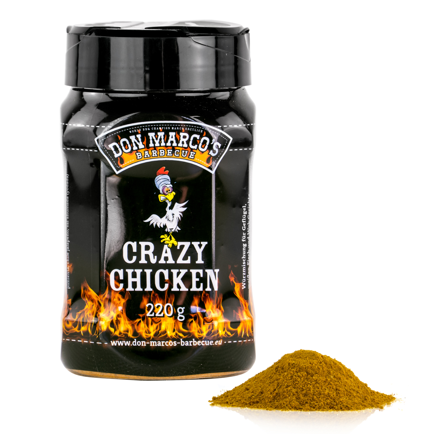 Don Marco´s Rub-Set: Pork Powder, Texas Style, Crazy Chicken & Sombrero