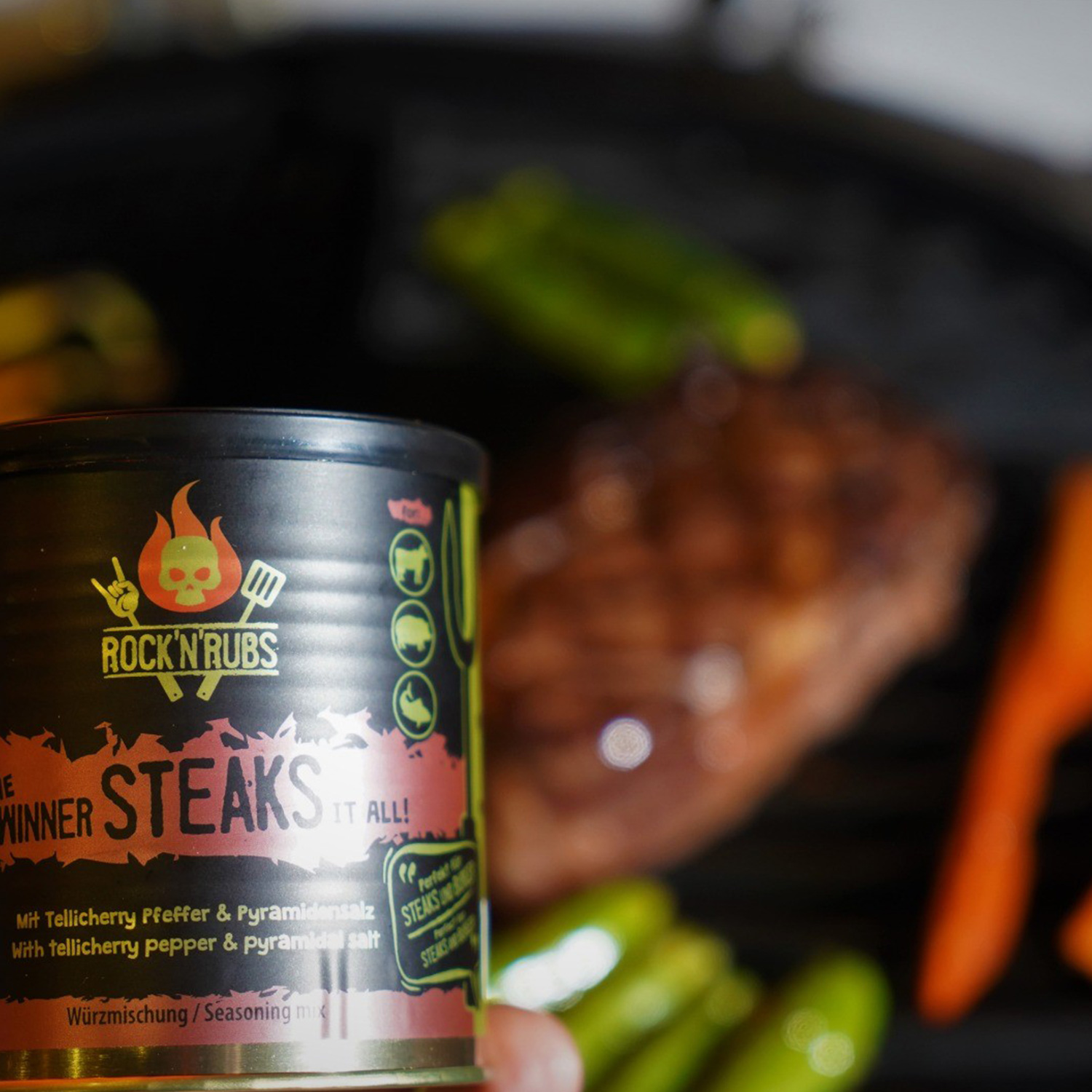 Rock'n'Rubs Gold Line The Winner steaks it all 140 g