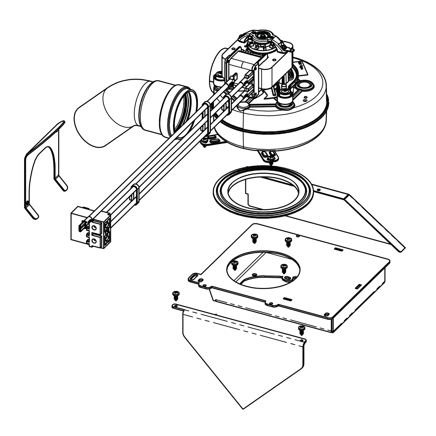 Edilkamin Kit Kanalisierungslüfter für Blade Up