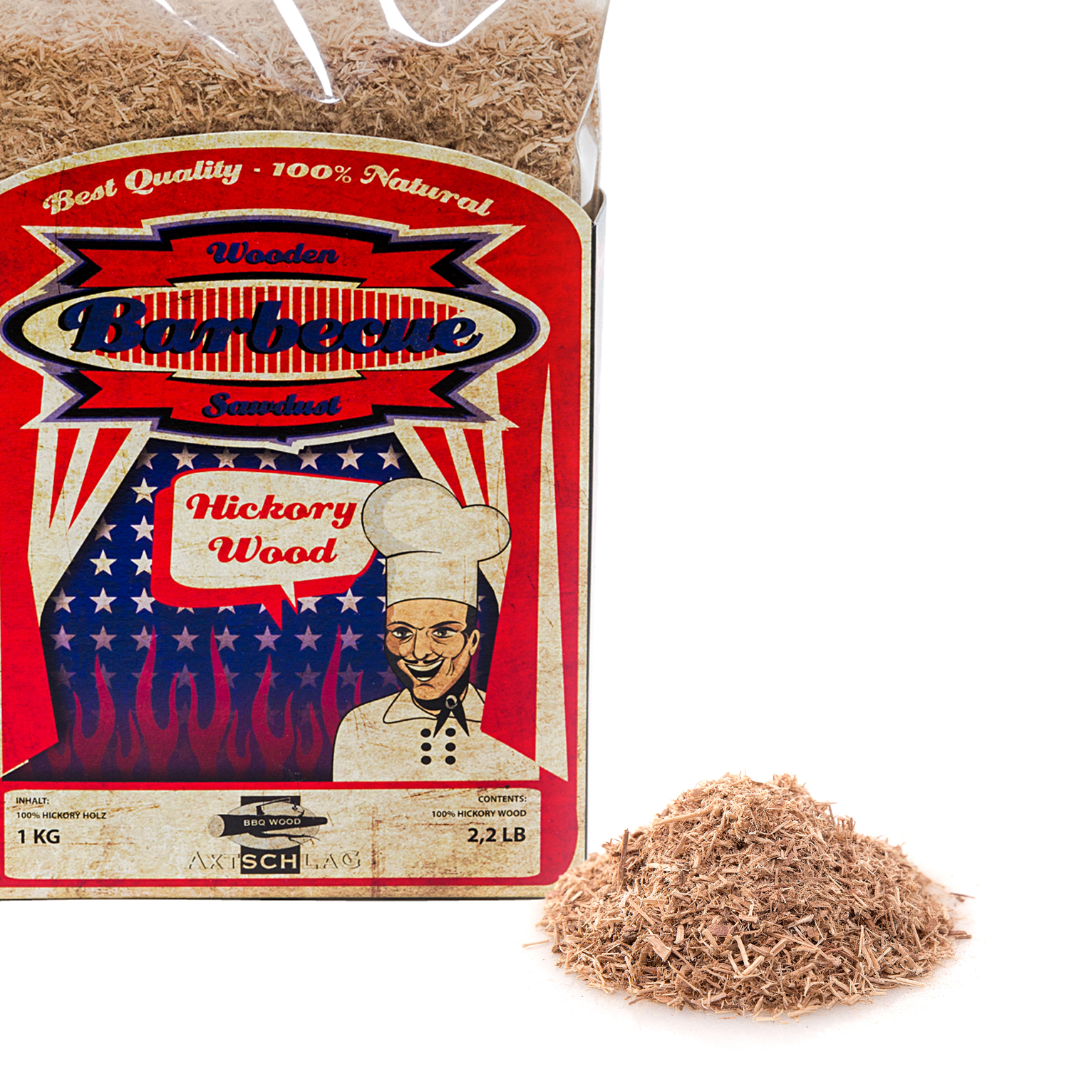 Axtschlag Sawdust Hickory 1 kg