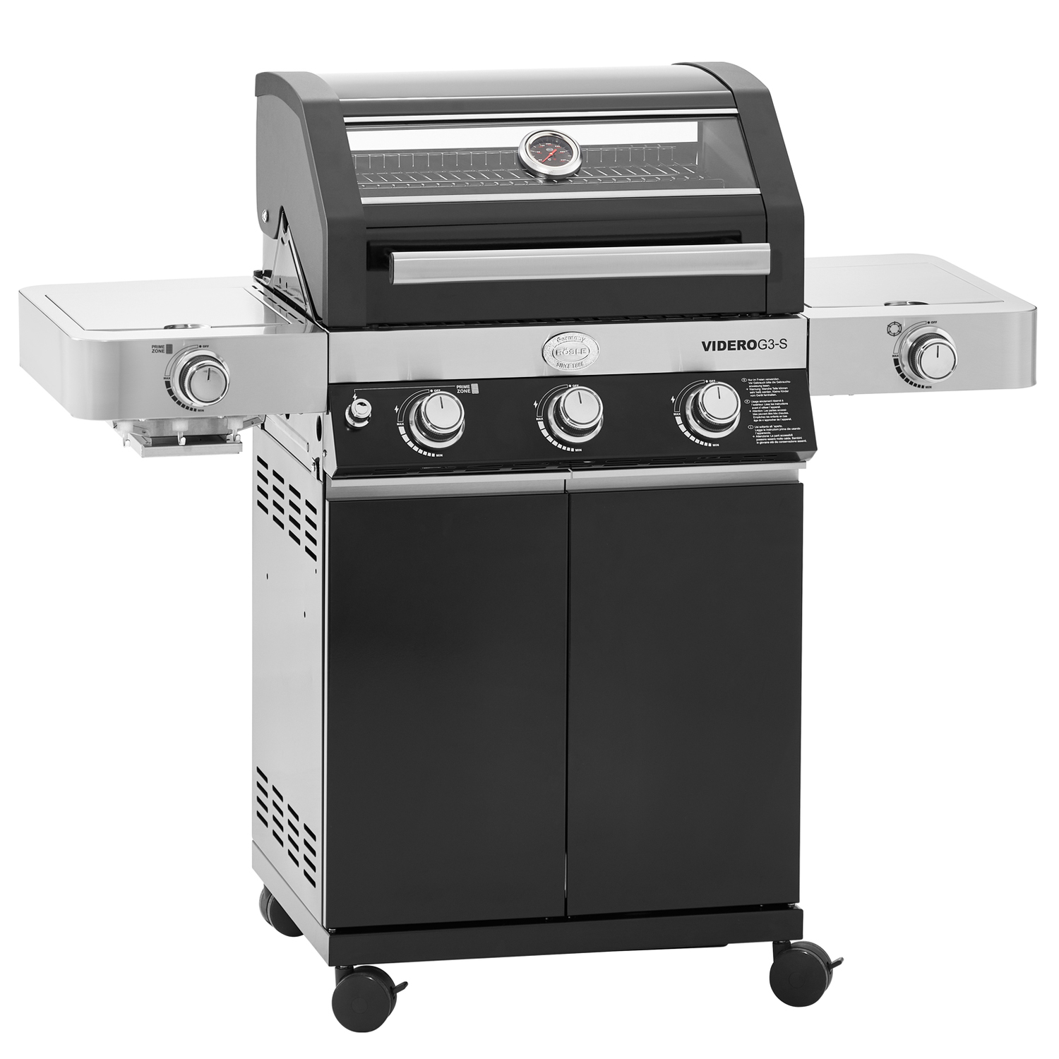 RÖSLE BBQ-Station Videro G3-S Vario+ Gasgrill Schwarz Aktuelles Modell