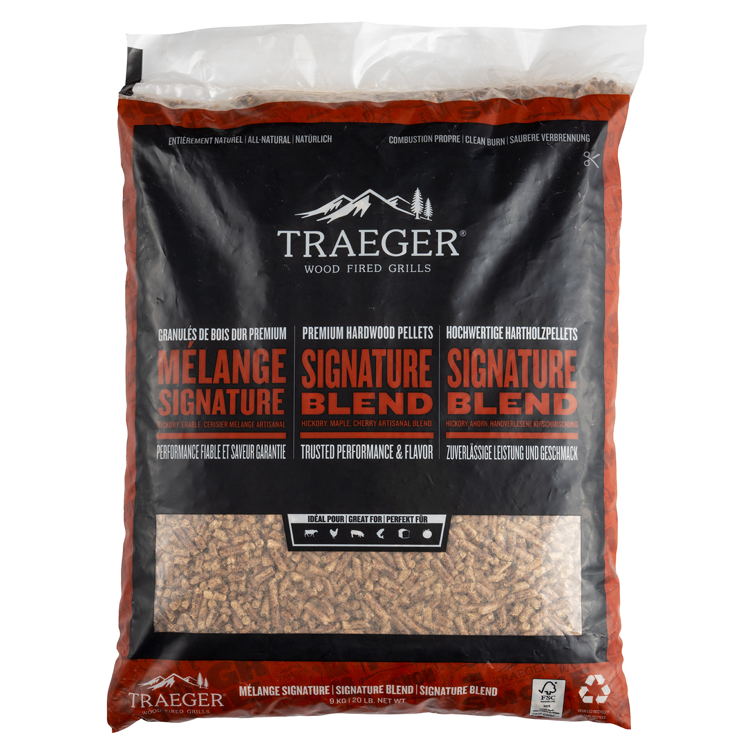 Traeger Hartholzpellets Signature Blend 9 kg