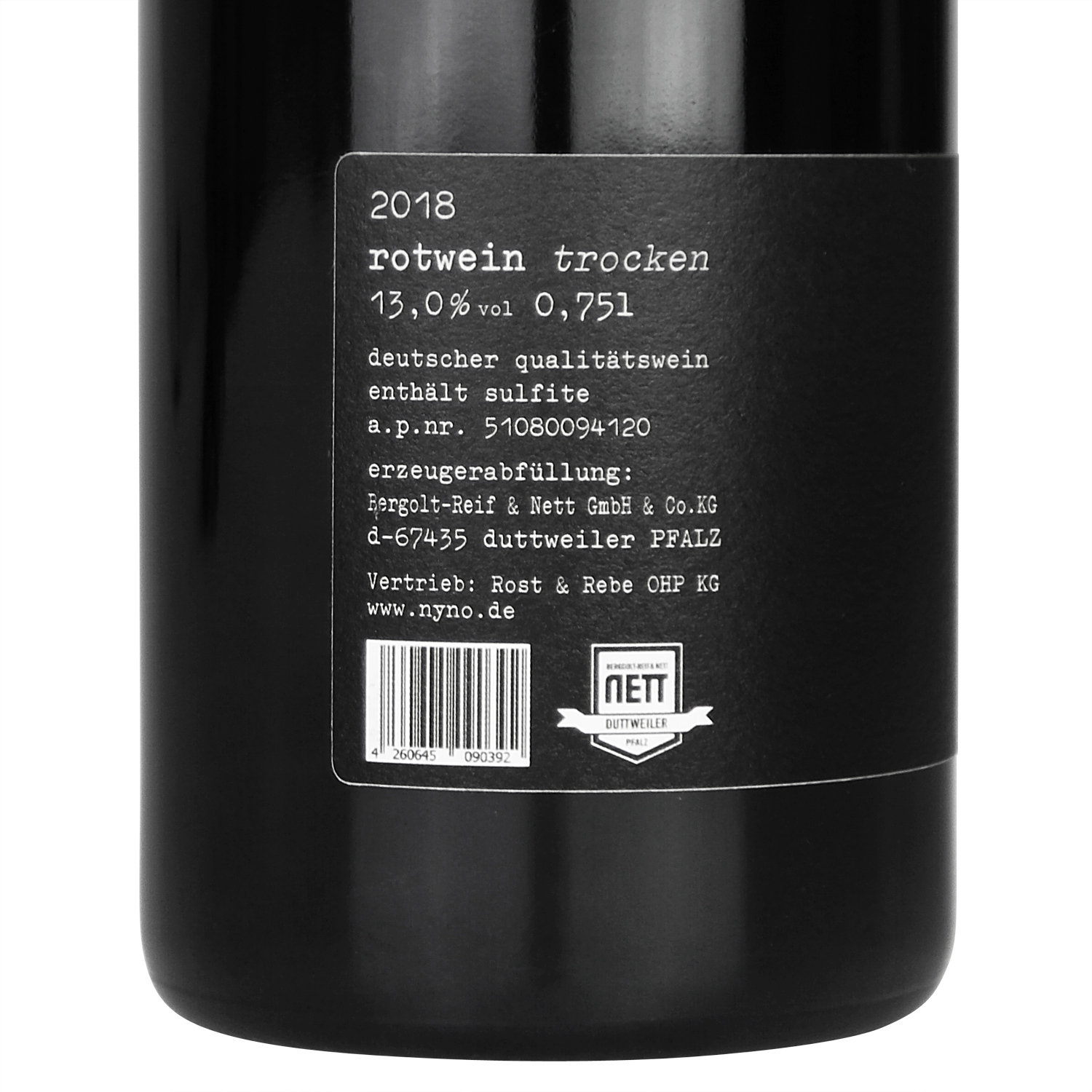 Rost & Rebe Grillwein Rotwein trocken