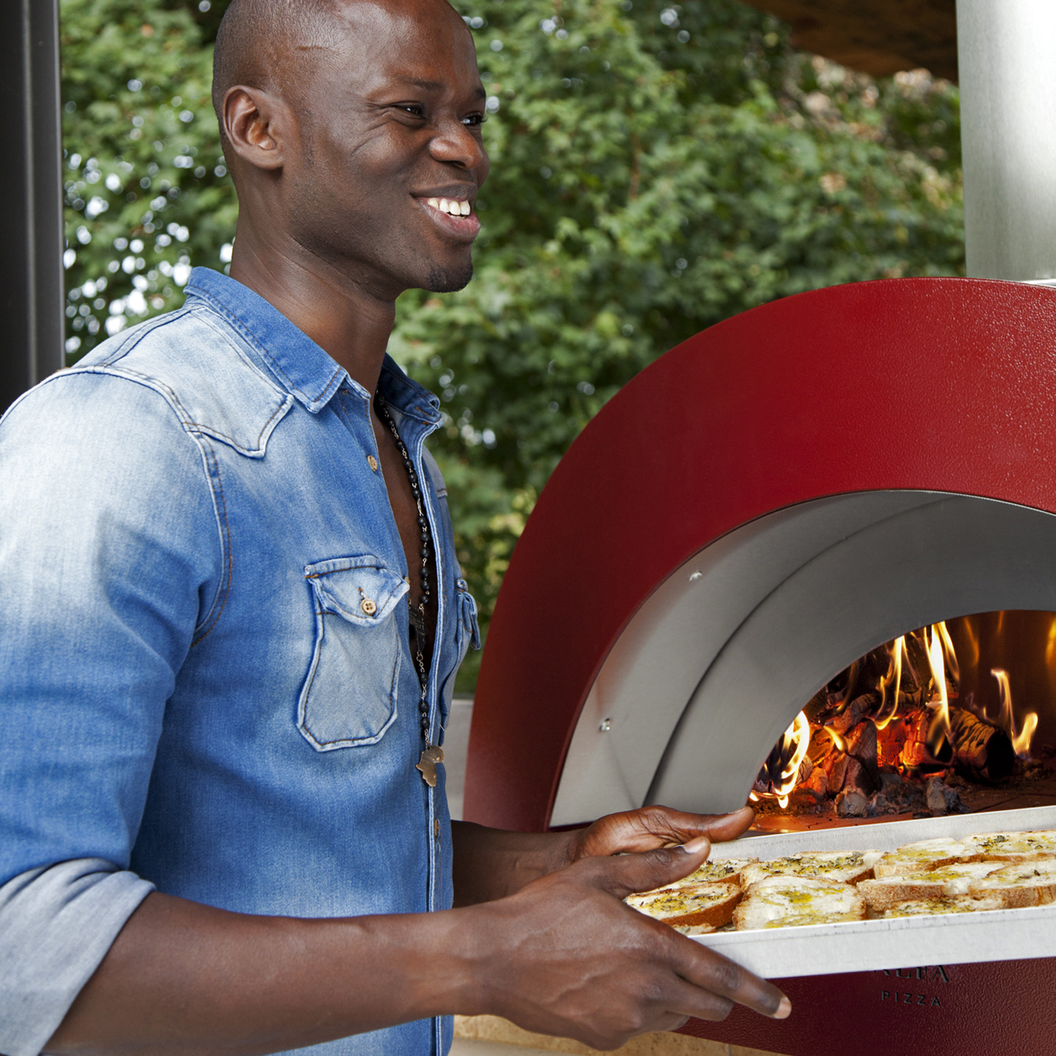 Alfa Forni Pizzaofen Allegro Antikrot ohne Unterbau