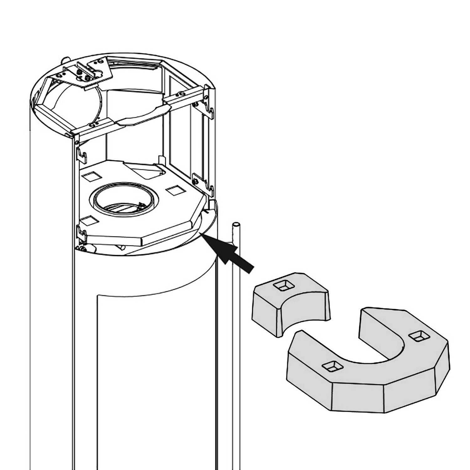 Olsberg PowerBloc! Pacaya 33cm Höhe + Palena PowerBloc!