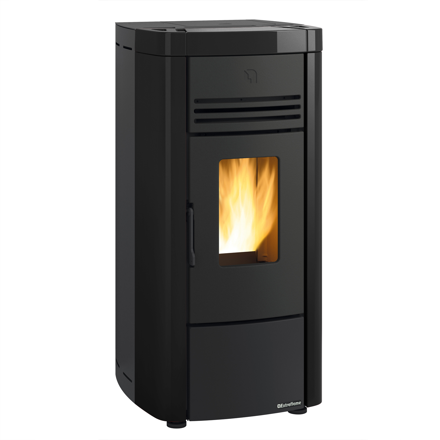 Extraflame Evolution Line Angela EVO Pelletofen Stahl Schwarz