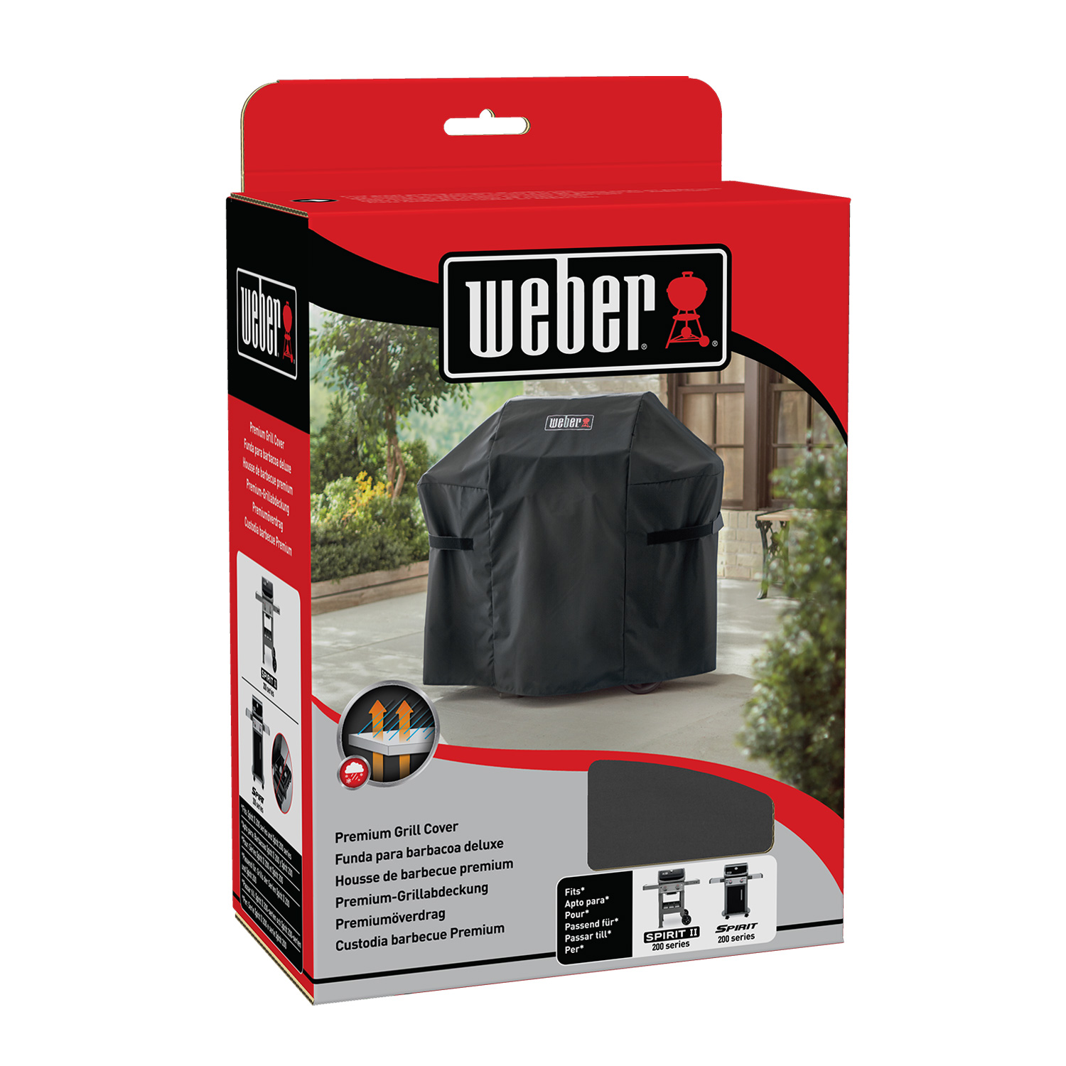 Weber Premium-Abdeckhaube für Gasgrills Spirit II 200-Serie/Spirit E-210