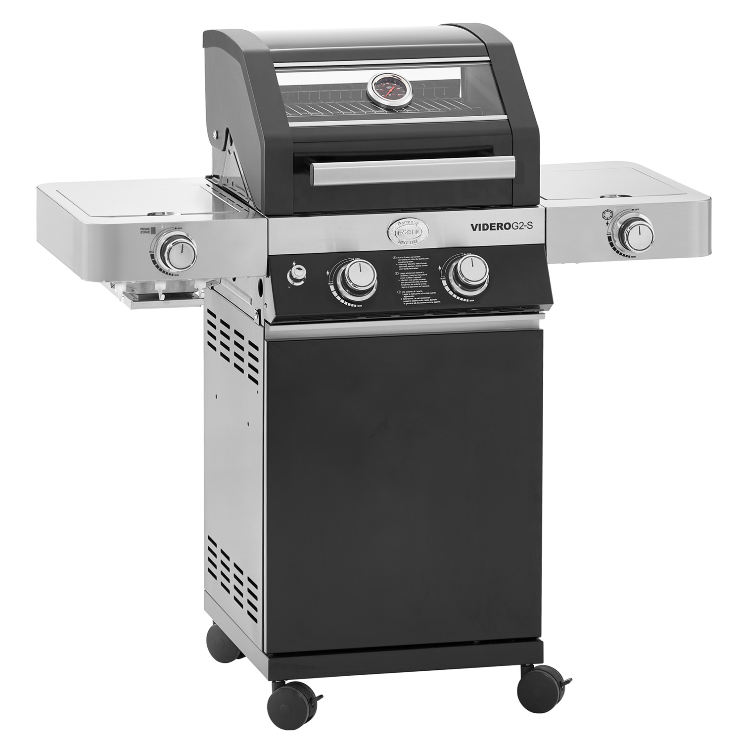 RÖSLE BBQ-Station Videro G2-S Vario+ Gasgrill Schwarz Aktuelles Modell