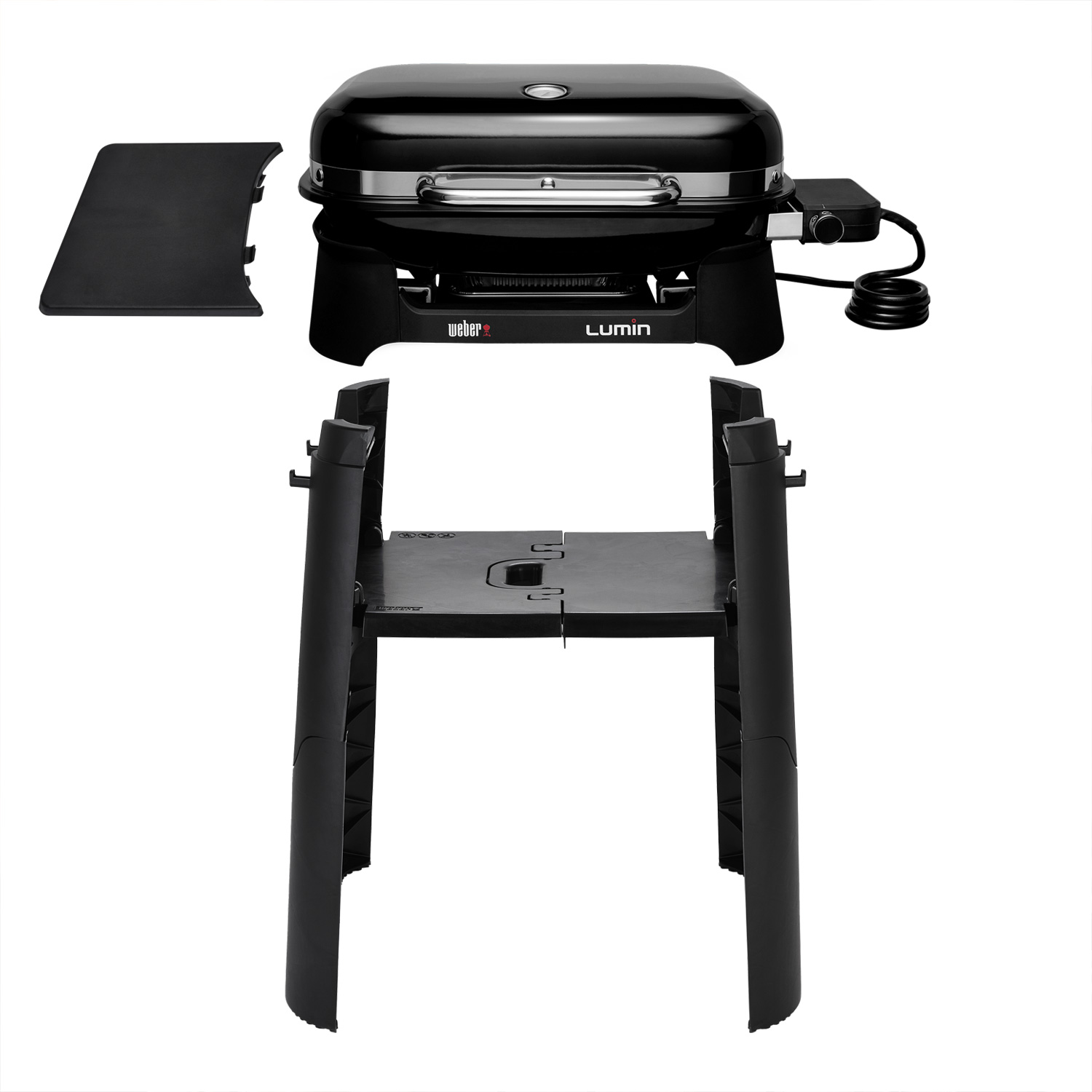 Weber Lumin Stand Elektrogrill Schwarz