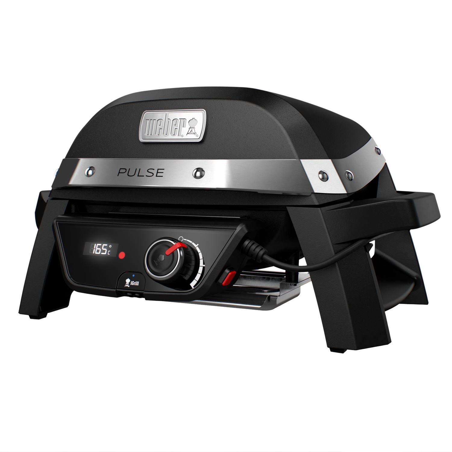 Weber PULSE 1000 Elektro-Tischgrill Schwarz