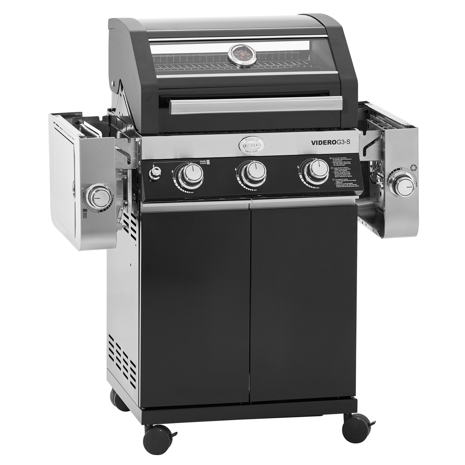 RÖSLE BBQ-Station Videro G3-S Vario+ Gasgrill Schwarz Aktuelles Modell