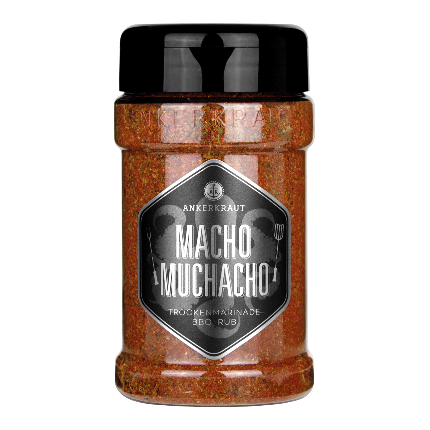 Ankerkraut BBQ-Rub Macho Muchacho 200 g Streuer