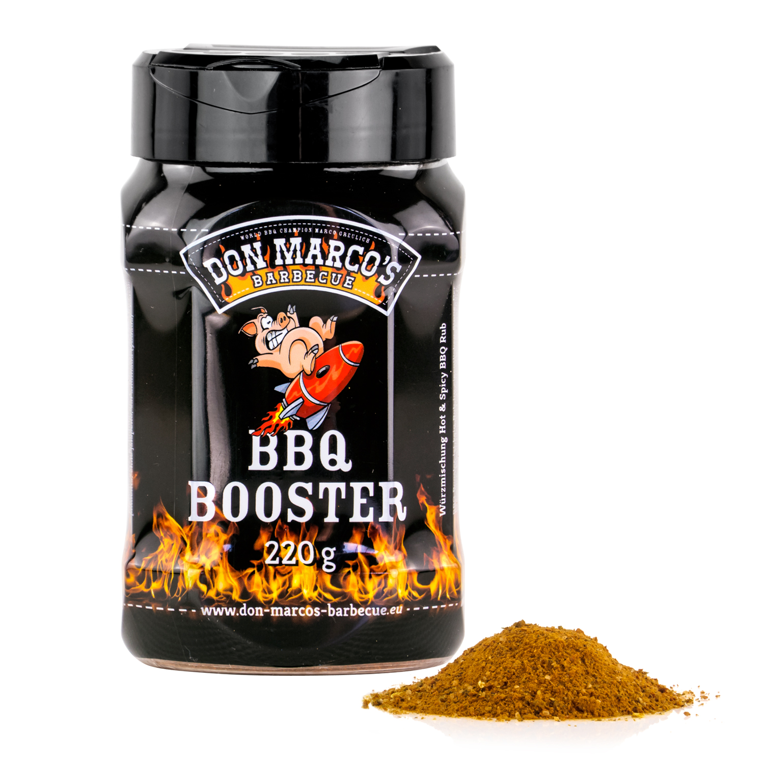 Don Marco´s Rub-Set: PigWing® Seasoning, Pork Powder, Chipotle Butter & Dip Seasoning, BBQ-Booster