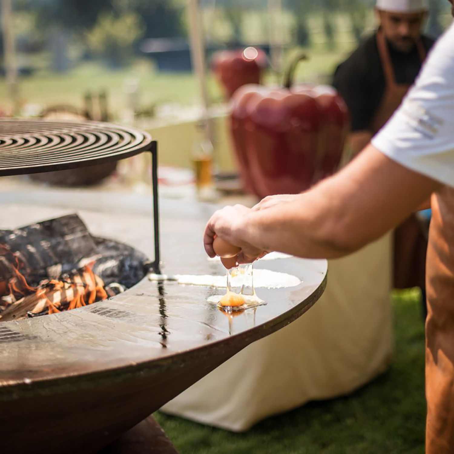 OFYR Grillrost Stahl Schwarz für XL Corten 150