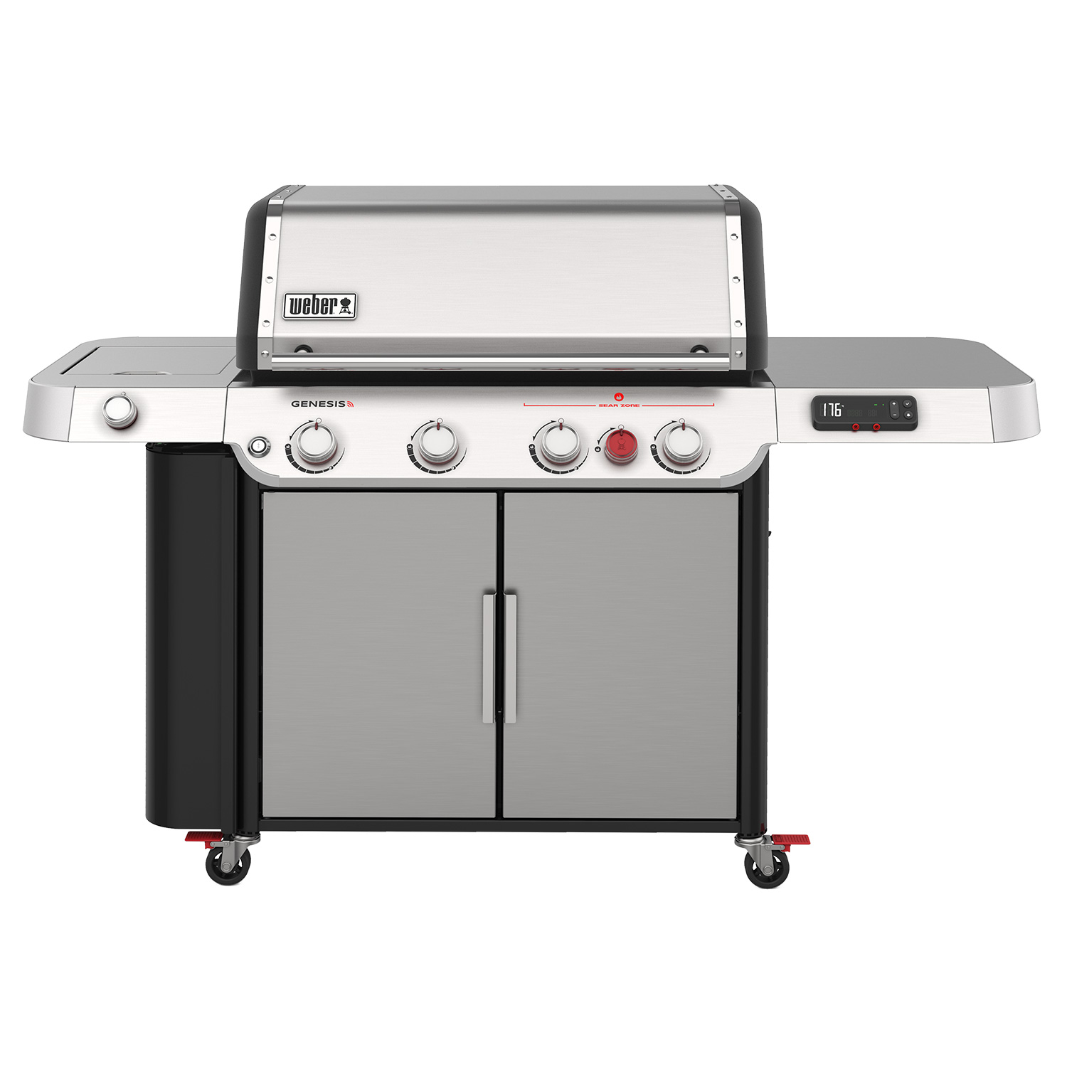 Weber Genesis SX-435 Smart Gas-Grillstation Edelstahl