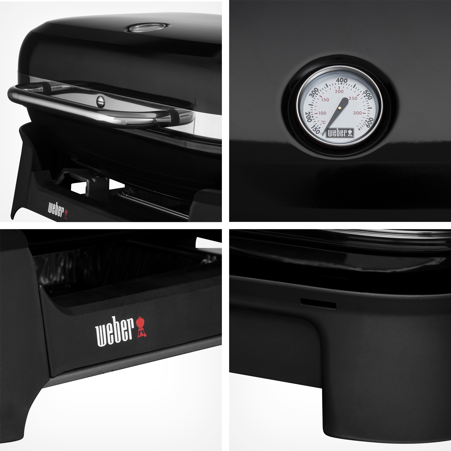 Weber Lumin Stand Elektrogrill Schwarz