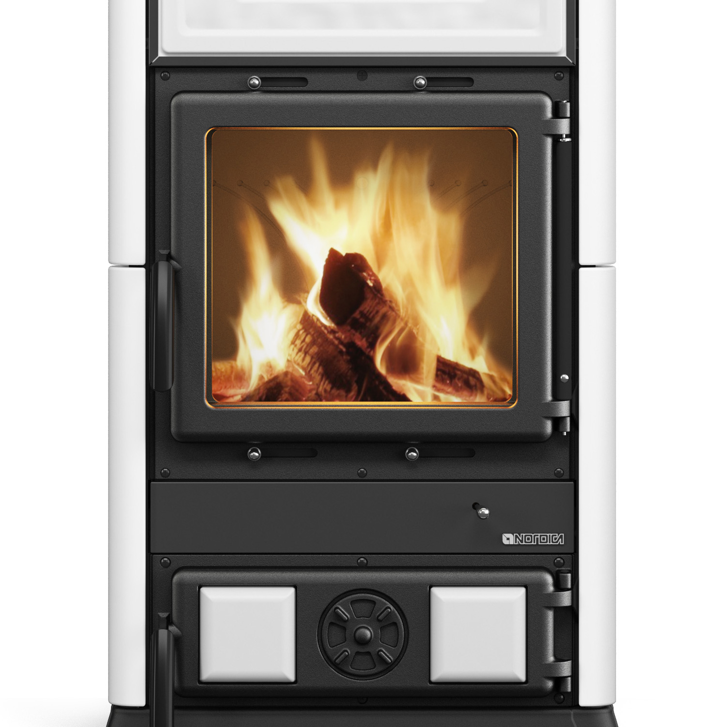 La Nordica Prestige Line Nova Forno Kaminofen Mattweiß