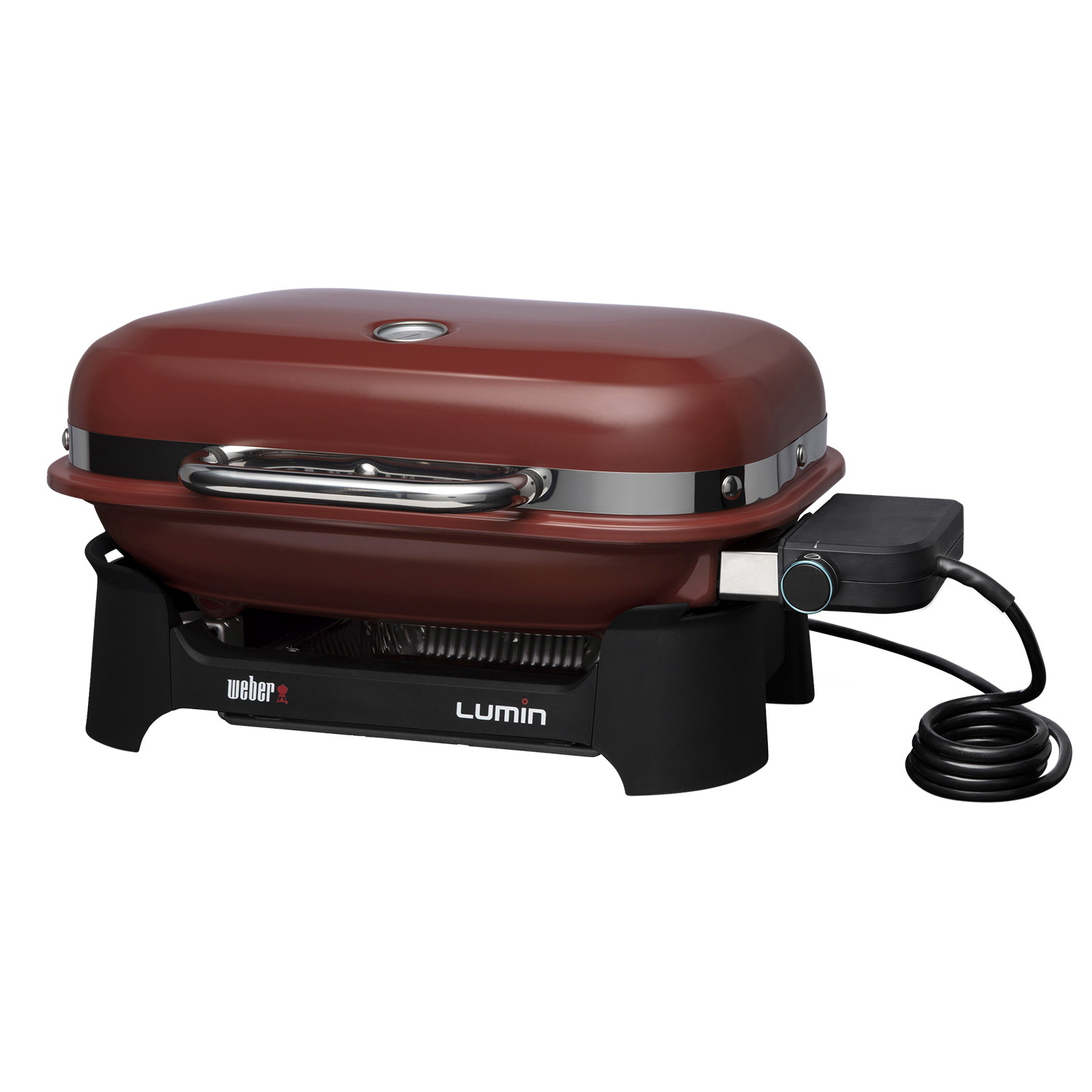 Weber Lumin Compact Elektro-Tischgrill Rot