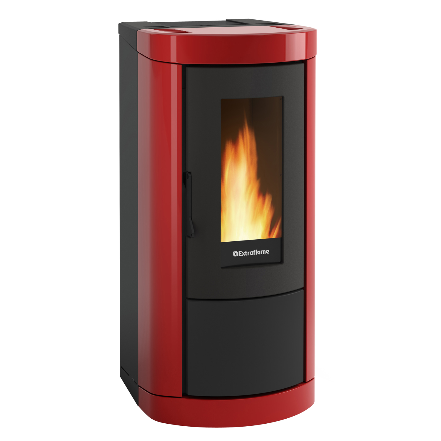 Extraflame Evolution Line Mietta EVO Pelletofen Stahl Bordeaux