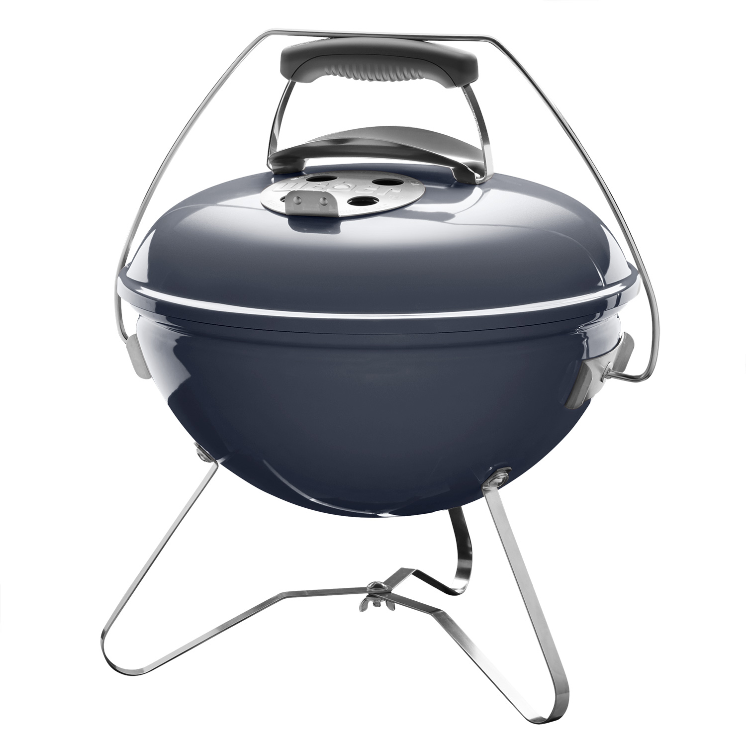 Weber Smokey Joe Premium Holzkohlegrill 37 cm Slate Blue