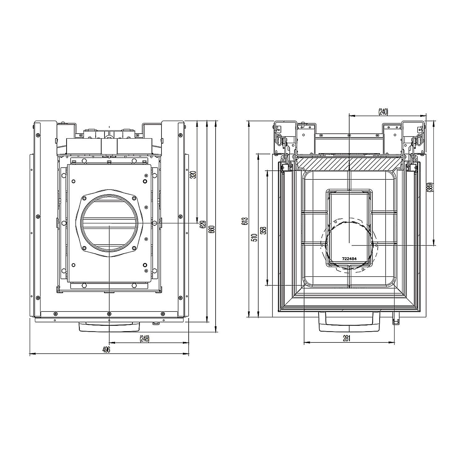 Austroflamm 48x51x51 S3 2.0 Kamineinsatz