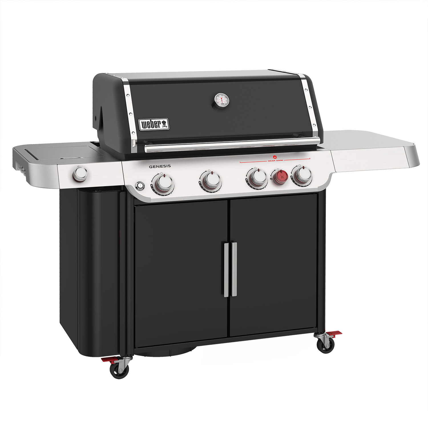 Weber Genesis E-435 Gas-Grillstation Schwarz + Abdeckhaube gratis