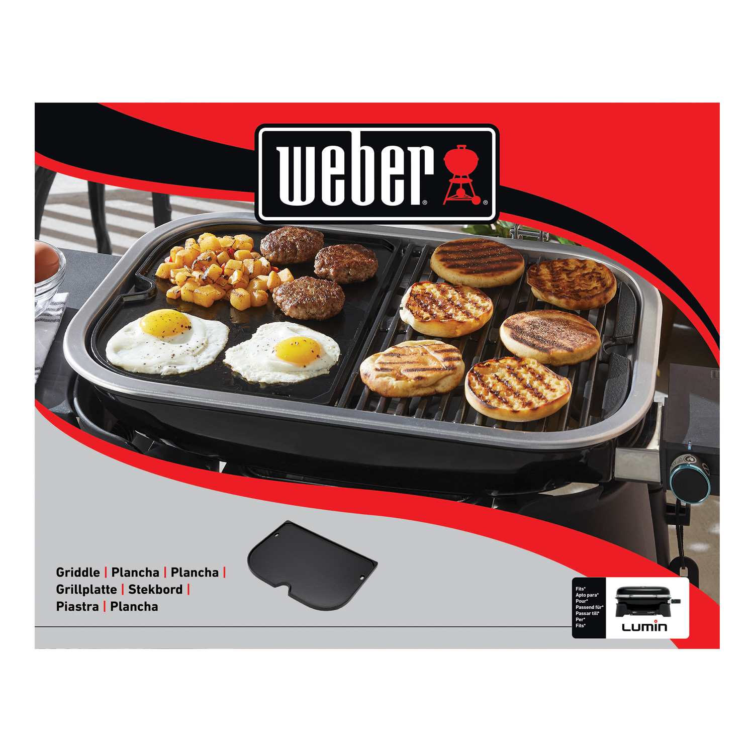 Weber Grillplatte für Lumin-Grills