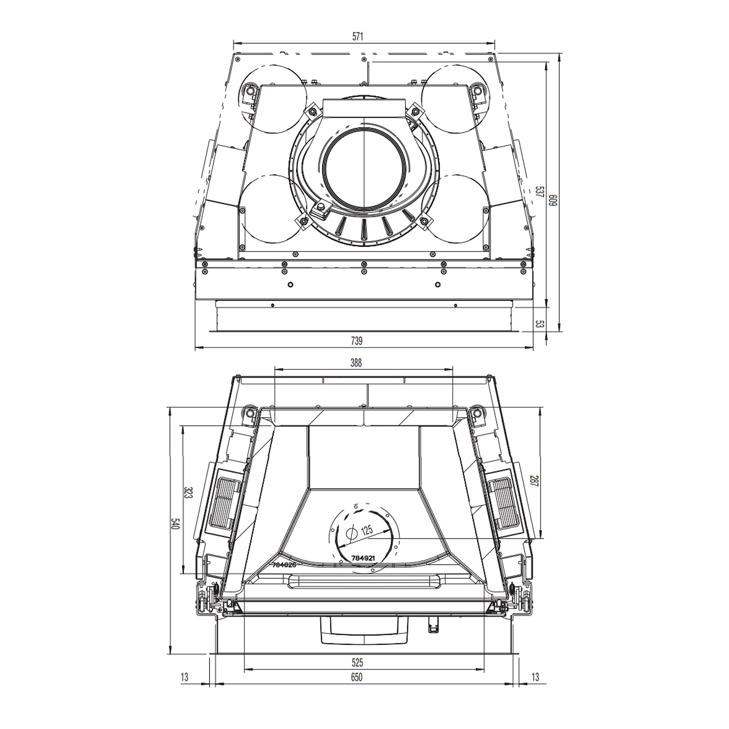 Austroflamm 65x51 S 2.0 Kamineinsatz