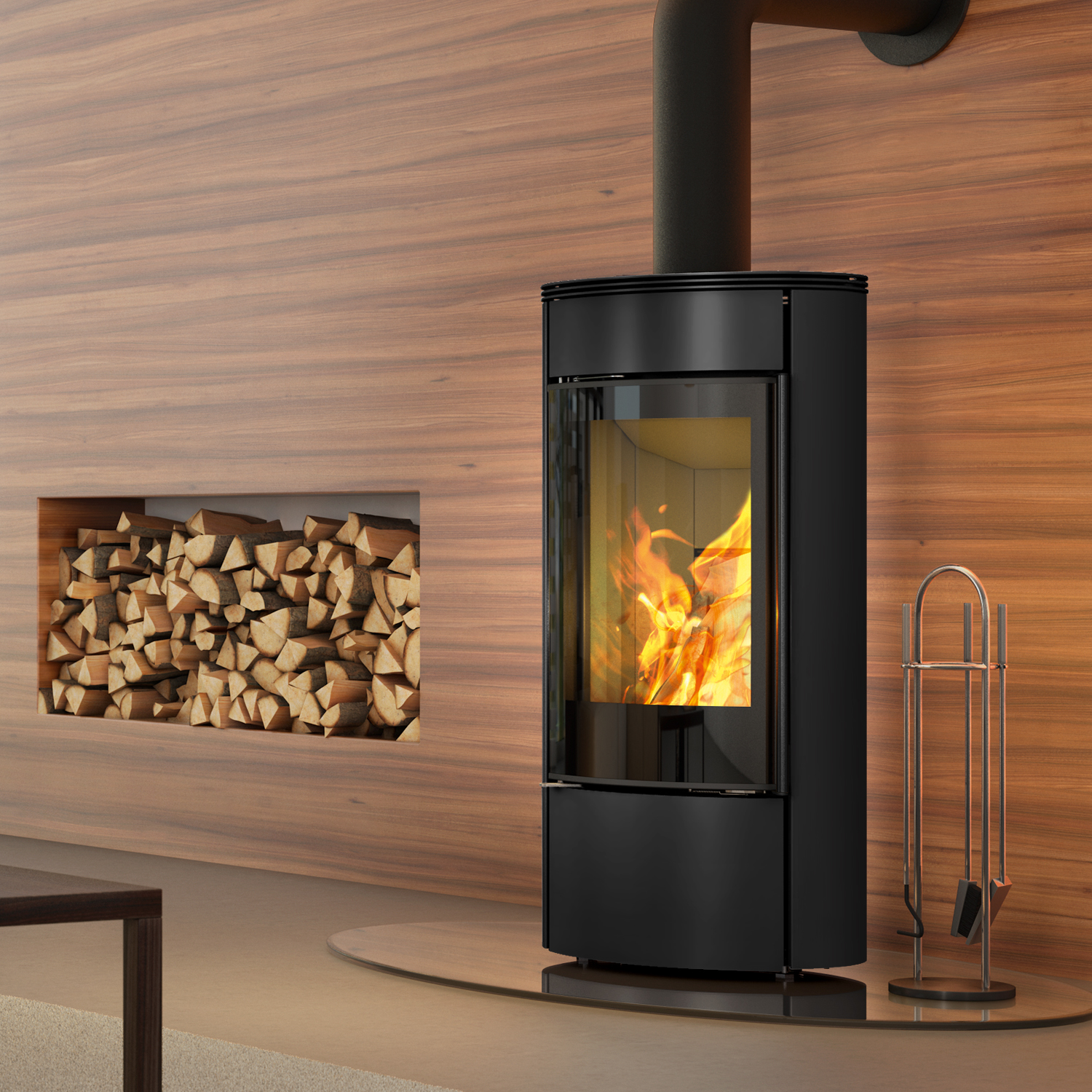 Spartherm Senso S Kaminofen Nero / Nero