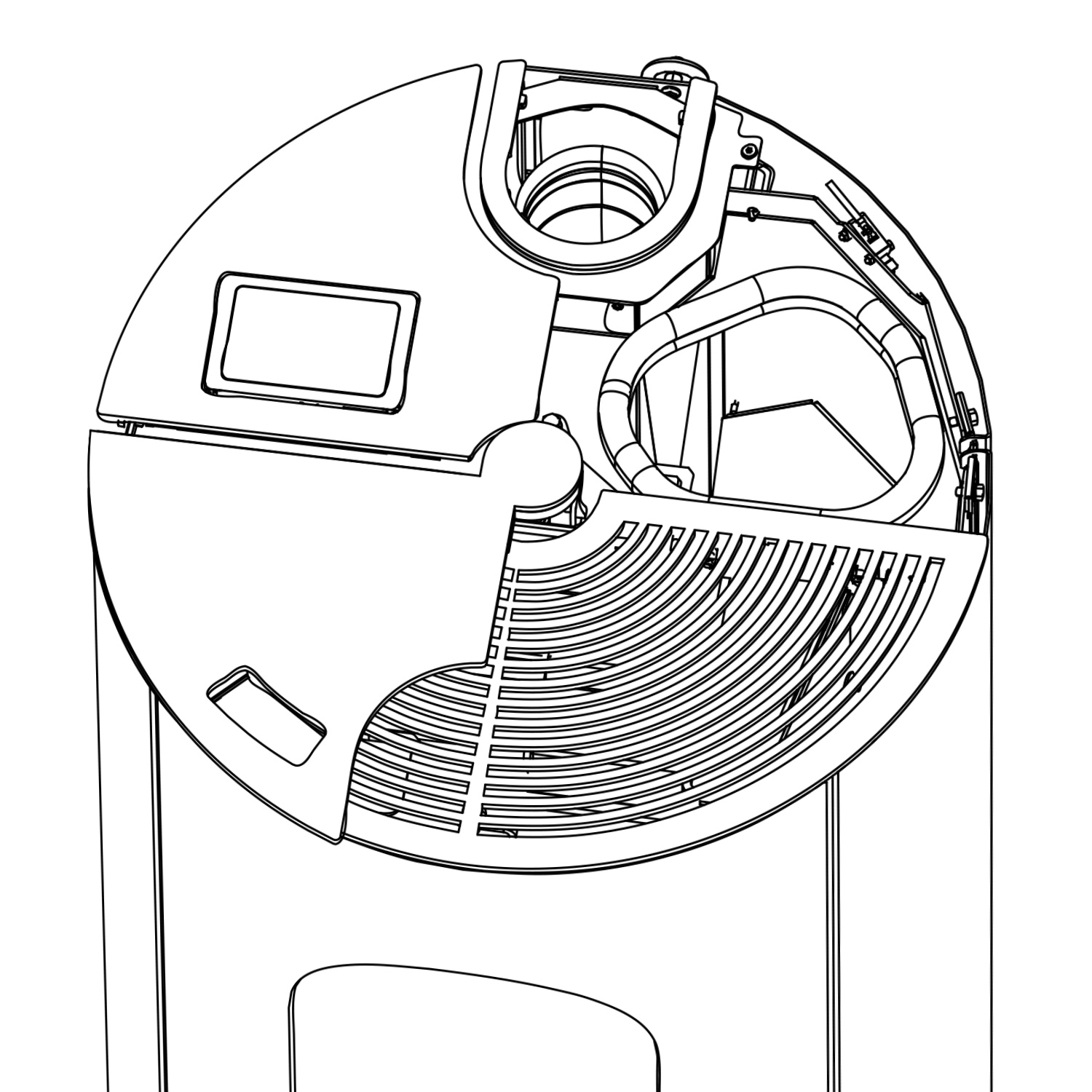 Haas+Sohn HSP 4.0 F3-06 RLU Pelletofen Weiß