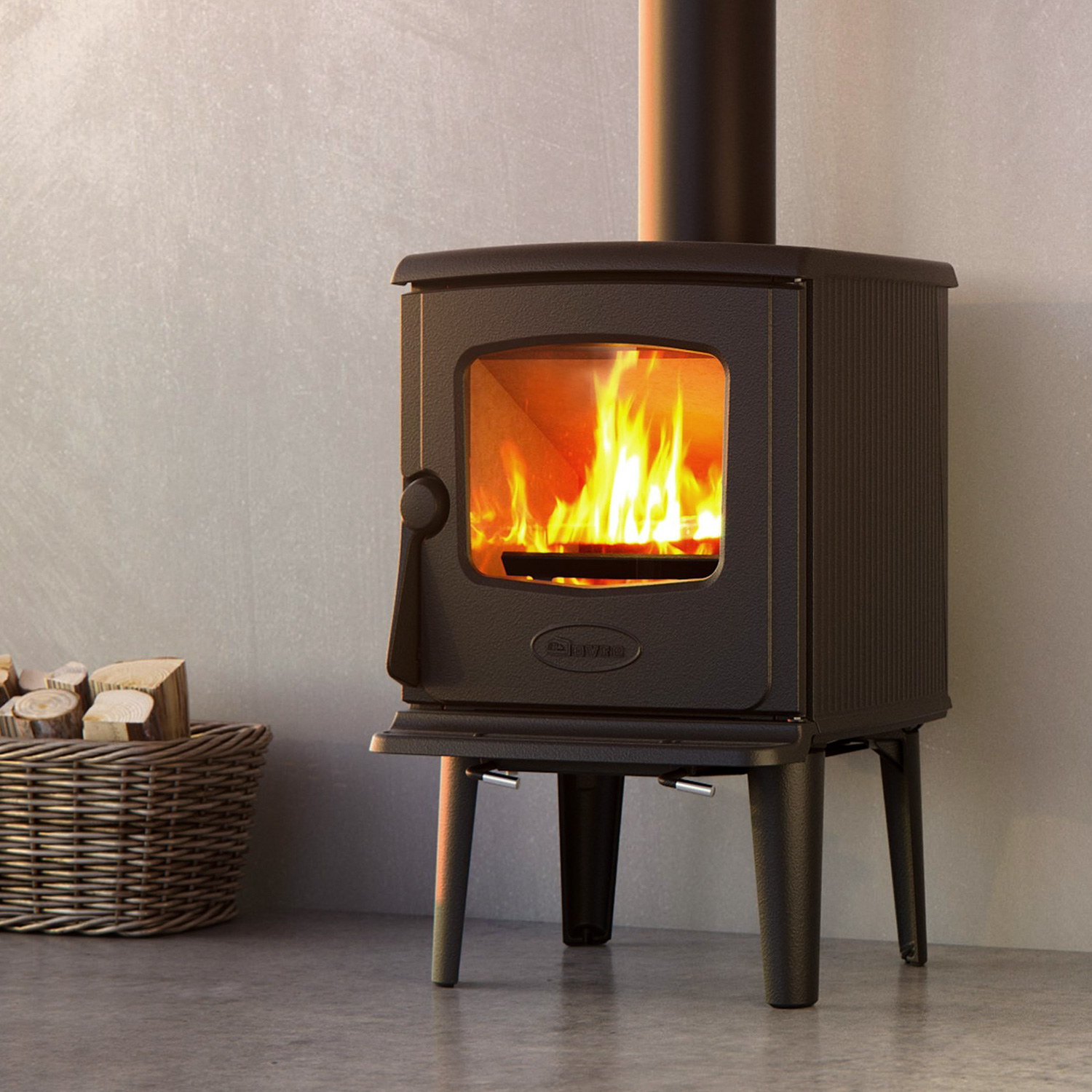 Dovre 325 CB Kaminofen Gusseisen Schwarz