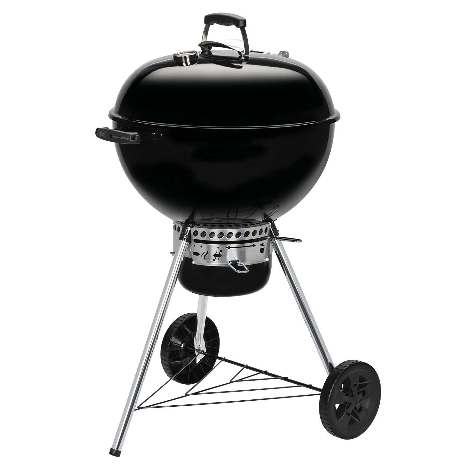 Weber Original Kettle E-5730 Holzkohlegrill 57 cm Black