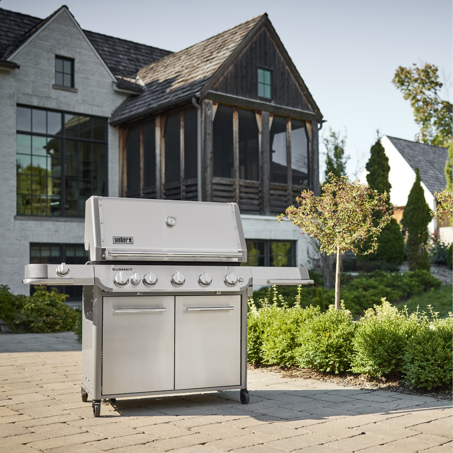 Weber Summit FS38 S Gas-Grillstation Edelstahl