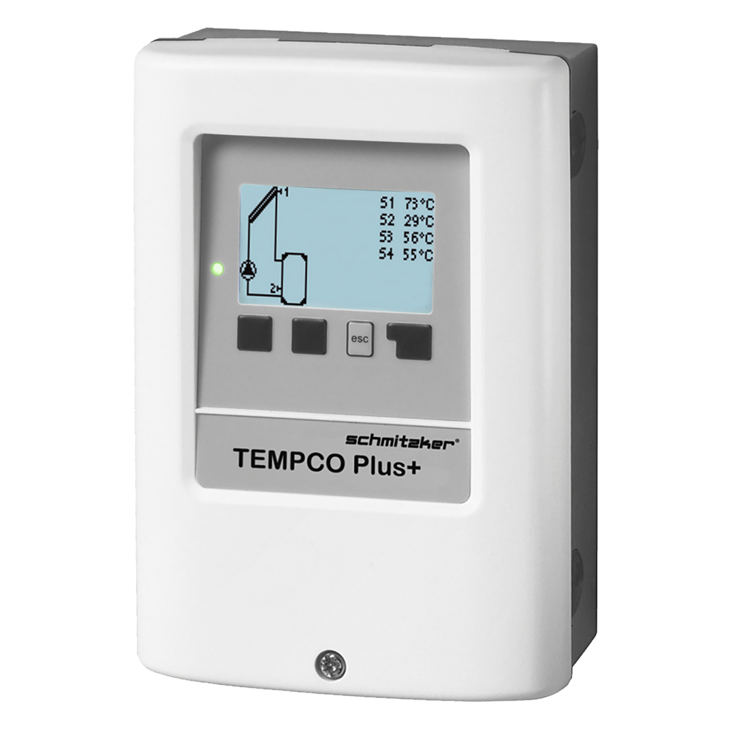 Schmitzker TEMPCO Plus+ Temperatur-Differenz-Controller Solar-Mehrkreisregler