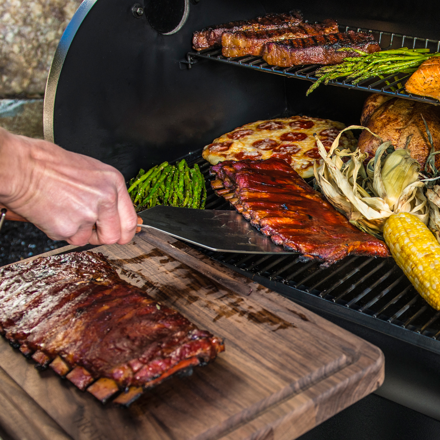 Traeger Extragroßer Fleisch- und Fischwender