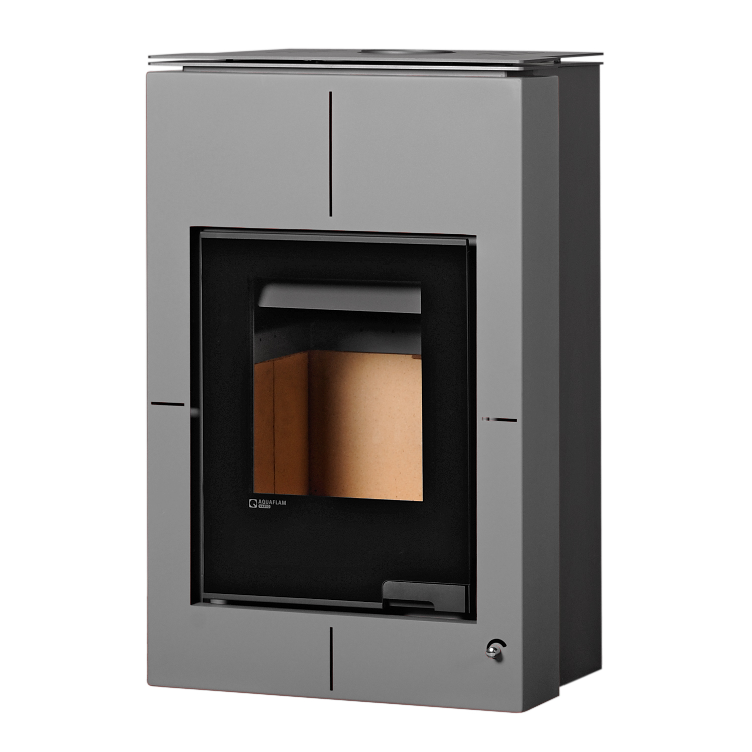 Aquaflam Vario Saporo Basic Wasserführender Kaminofen Grey 11/7 kW