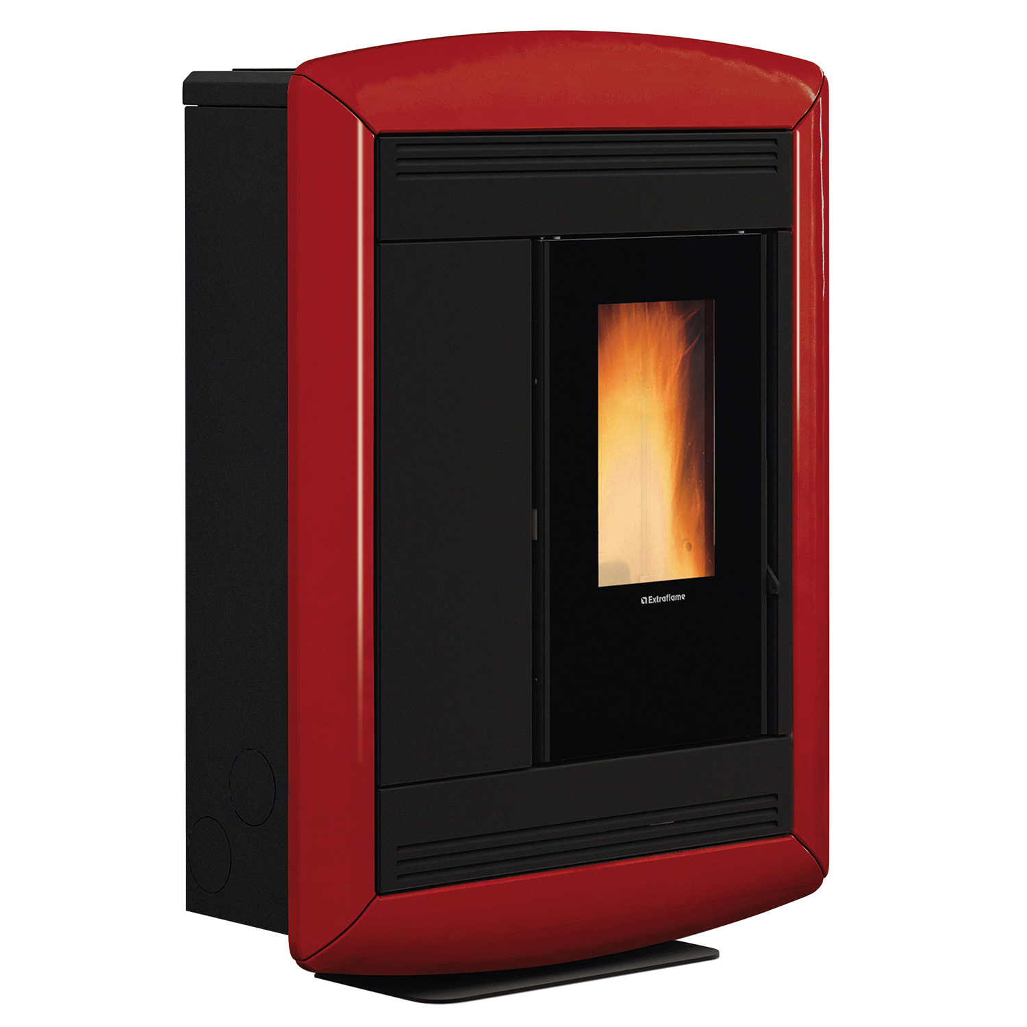 Extraflame Souvenir Lux EVO Pelletofen Majolika Bordeaux